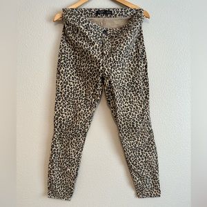 Cheetah print jeans